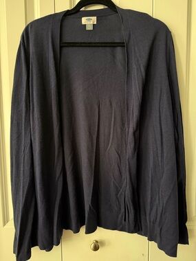 Old Navy Dark Blue Knit Cardigan Jacket